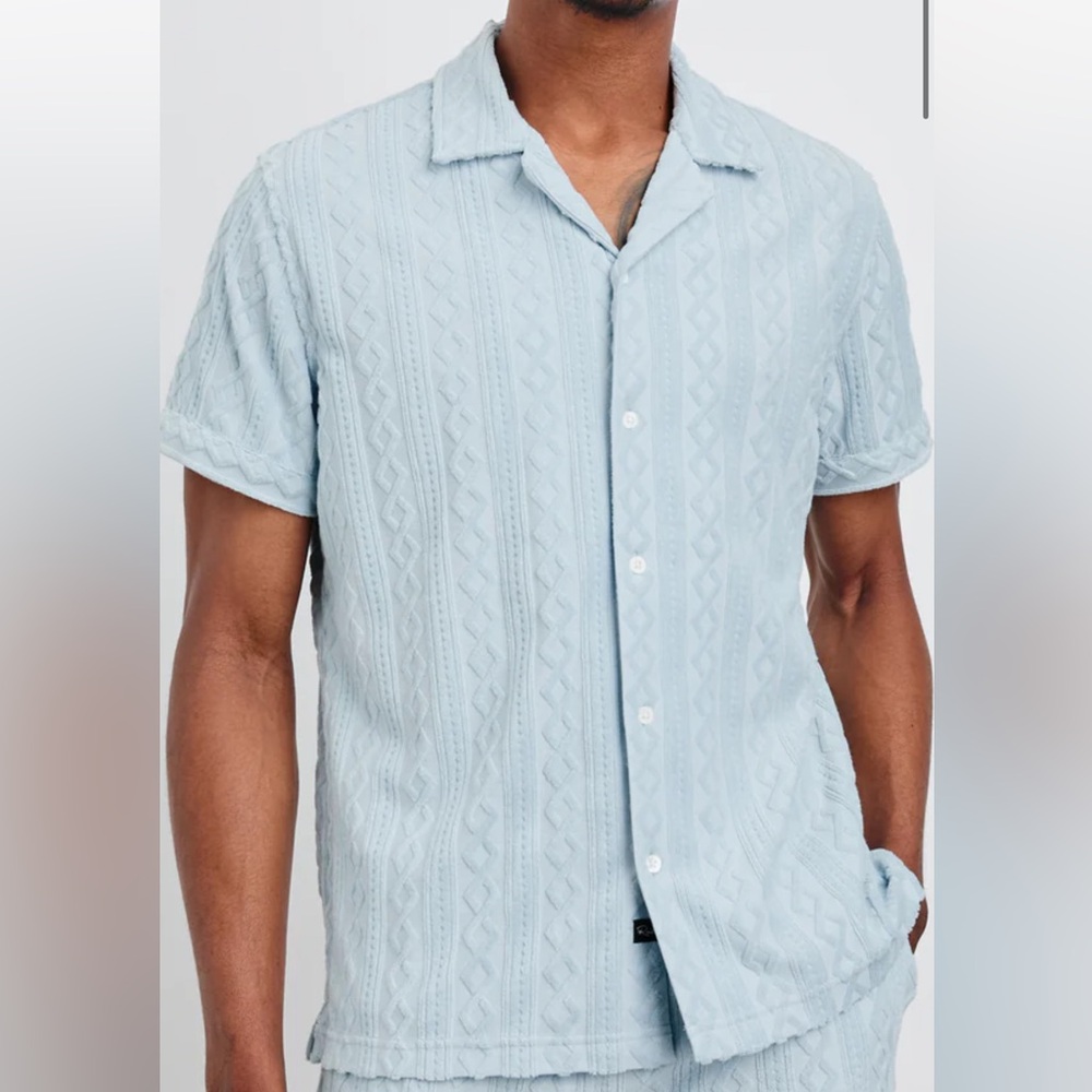 Rails Blue Casual Button Down Shirt